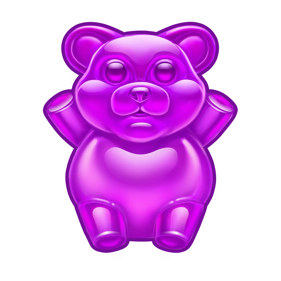 Purple Gummy Bear